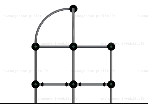 Structure de jeu pour l'initiation au Parkour